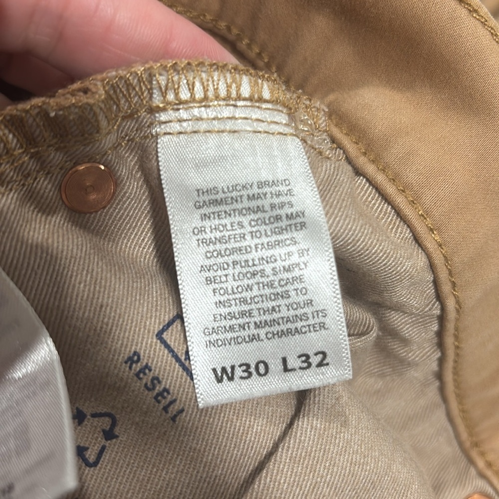 Lucky Brand khaki 363 vintage straight pant size 30x32 - Picture 7 of 7